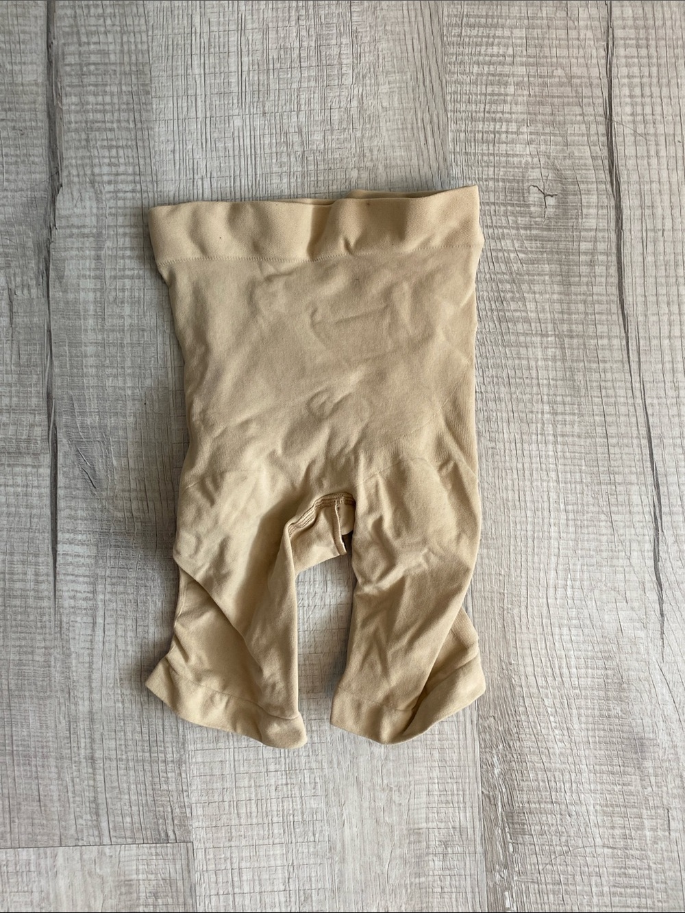 SKIMS Nude/Tan High-Waist Shapewear Shorts